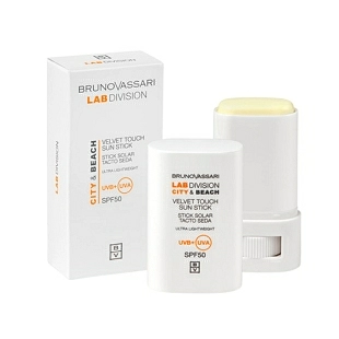 Velvet Touch Sun Stick SPF50 | Stick solar 17g - City&Beach - Bruno Vassari ®