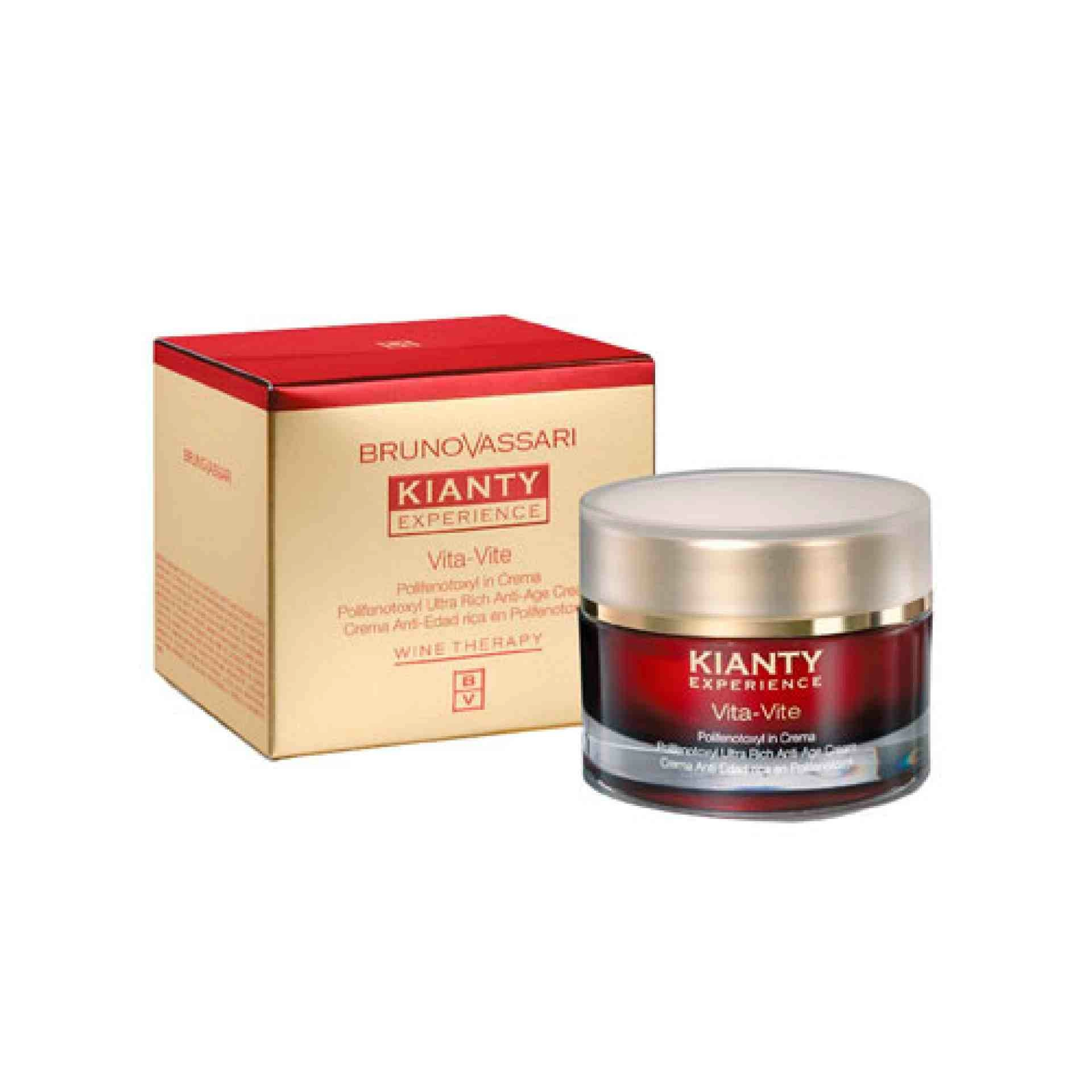 Vita-Vite | Crema antienvejecimiento 50ml - Kianty Experience - Bruno Vassari ®