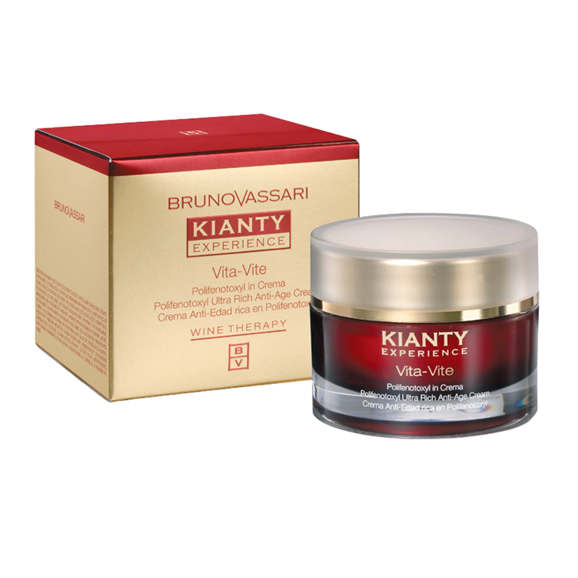 Vita-Vite | Crema antienvejecimiento 50ml - Kianty Experience - Bruno Vassari ®