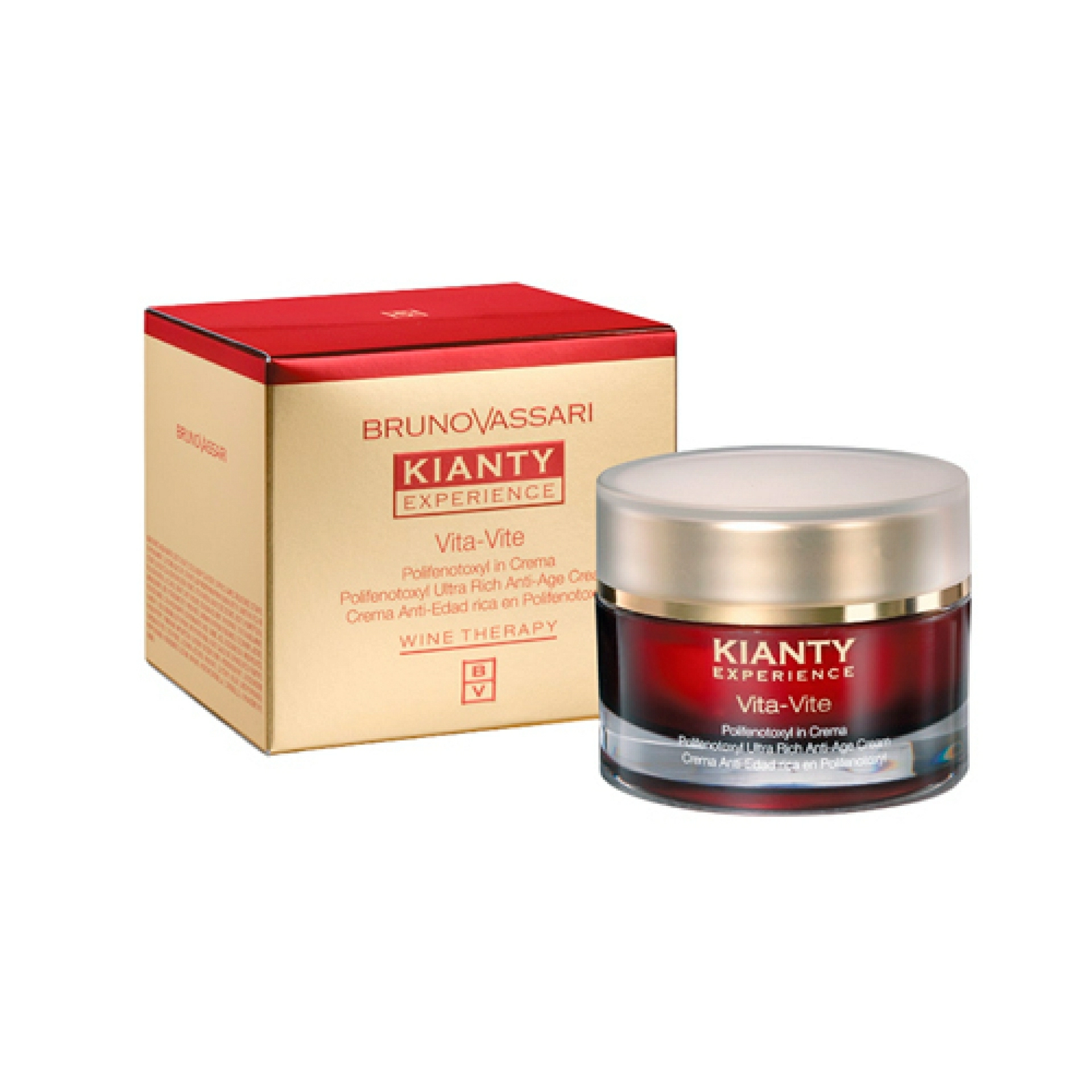Vita-Vite | Crema antienvejecimiento 50ml - Kianty Experience - Bruno Vassari ®