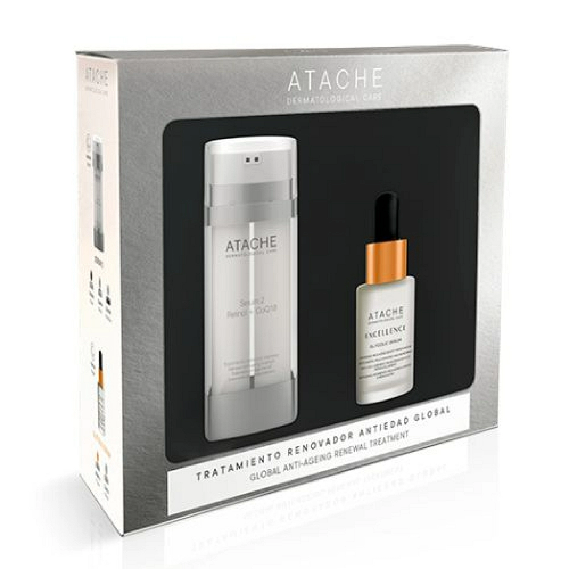 Vital Age Serum 2 Retinol + CoQ10 + Excellence Gycolic Serum | Serum 2 Retinol + CoQ10 30 ml + Serum Antiedad 30 ml | Atache ®