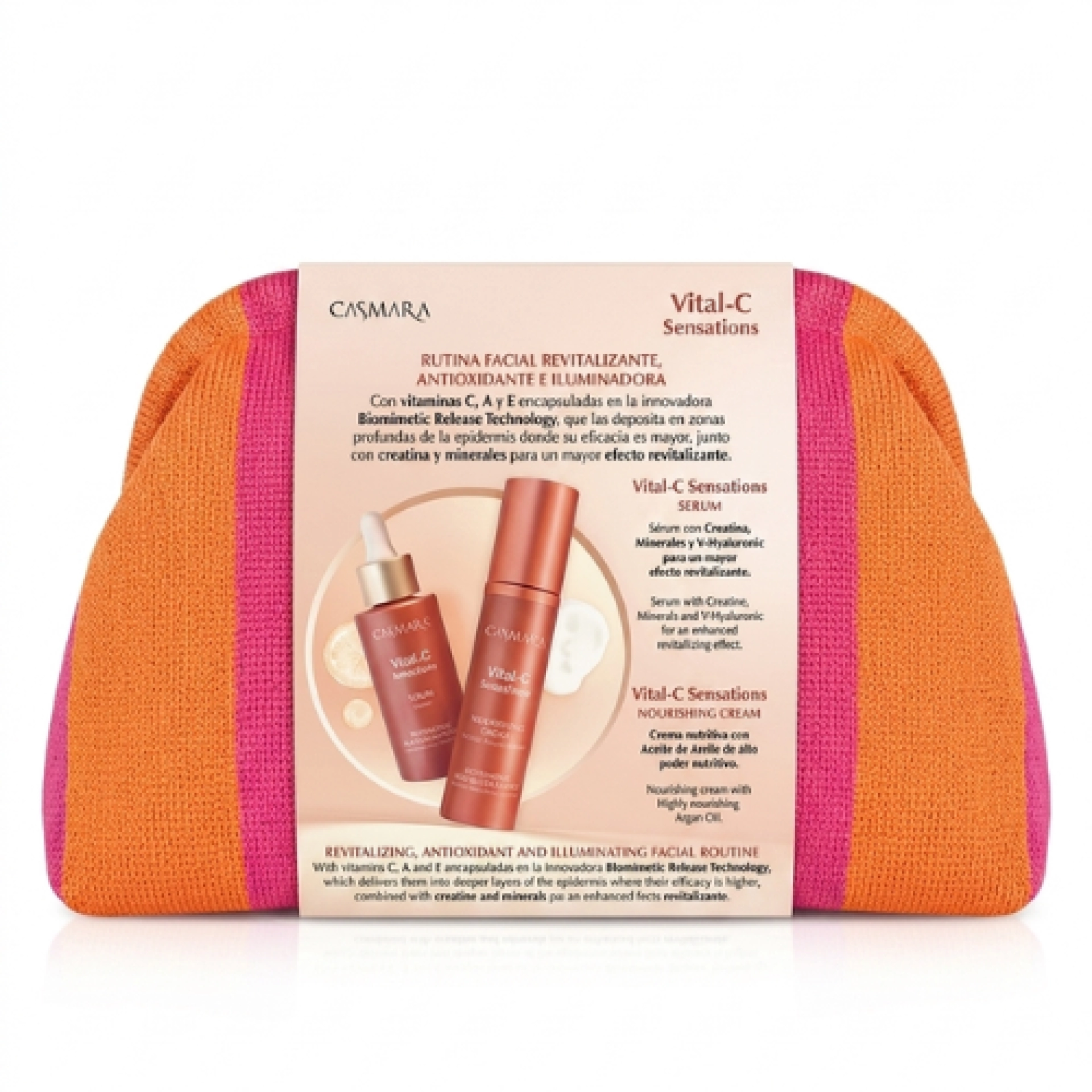 Vital-C Sensations Pack Sérum & Nourishing Cream | Sérum y Crema 50 ml | Casmara ®