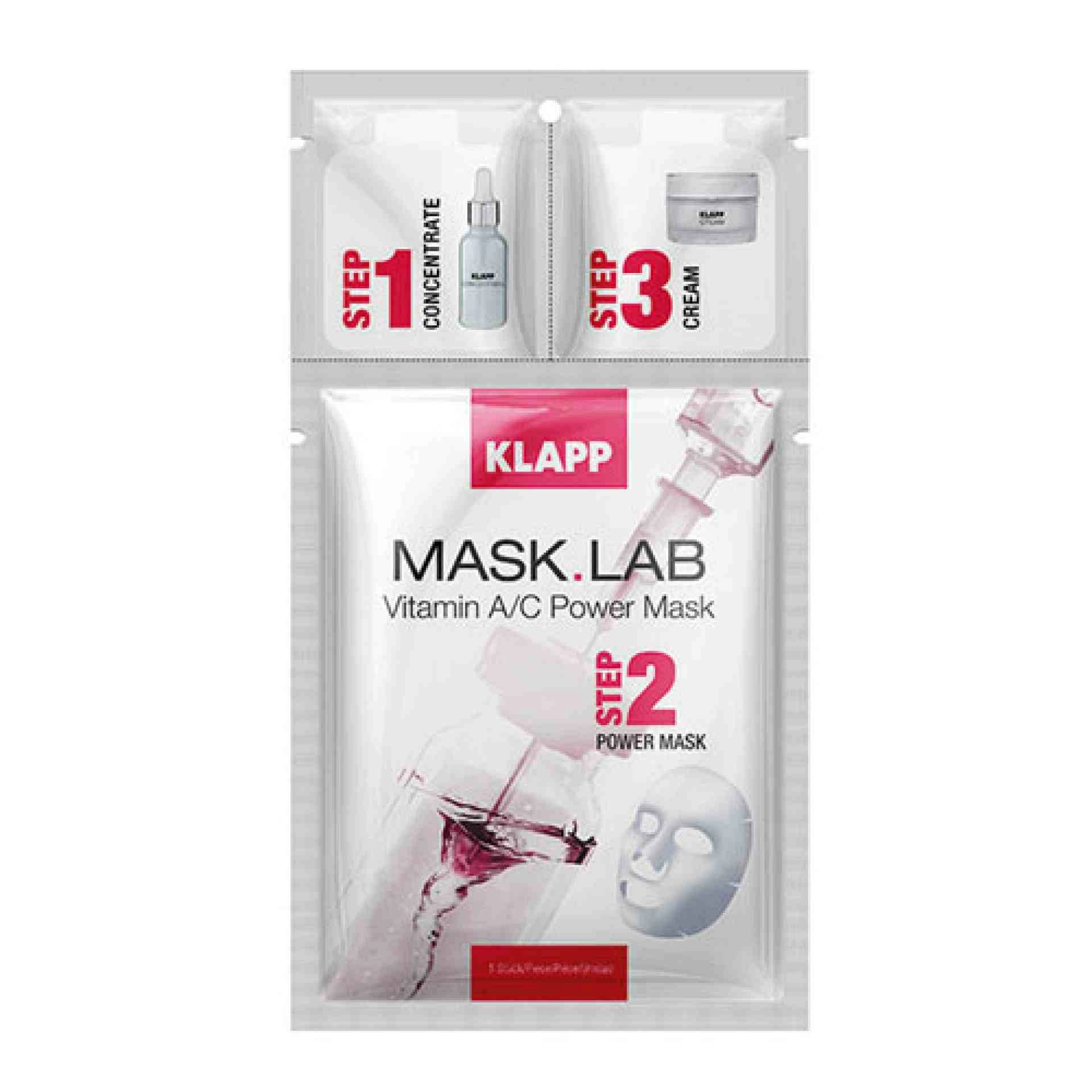 Vitamina A/C Mask | Tratamiento Revitalizante 1 unidad - Mask Lab - Klapp ®
