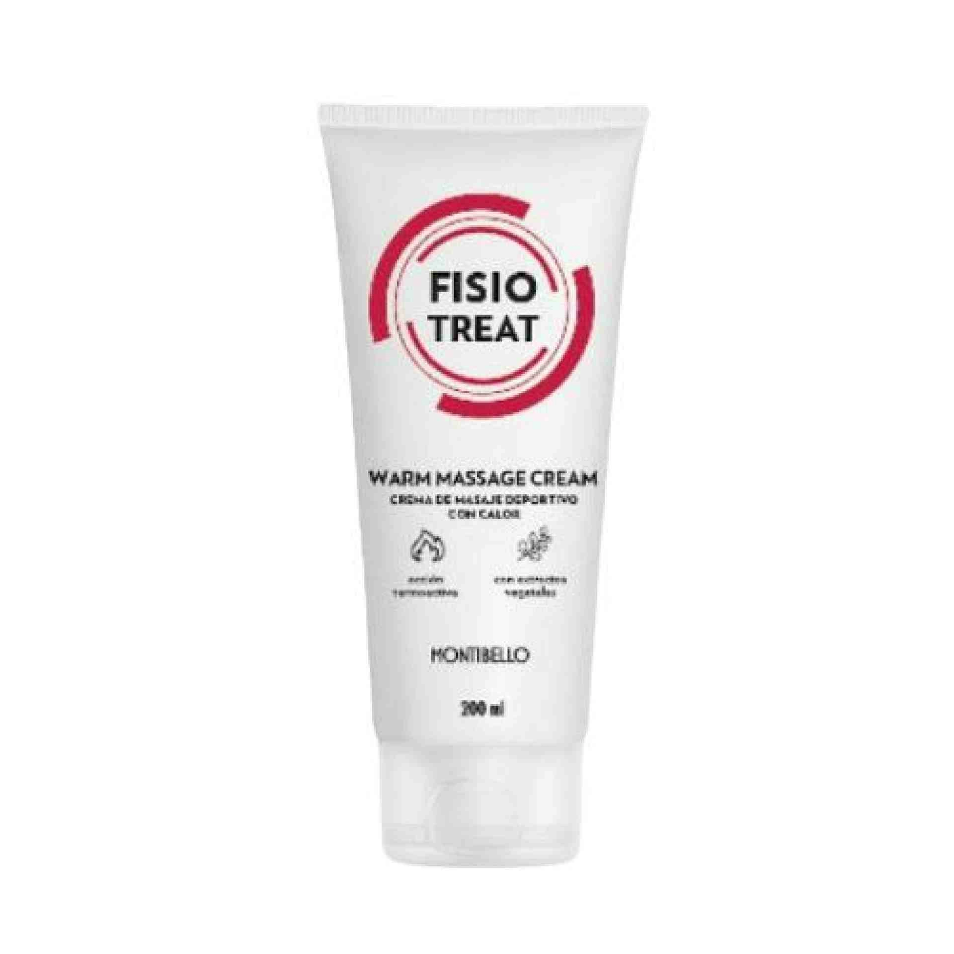 Warm Massage Cream | Crema masaje efecto calor 200ml - Fisiotreat - Montibello ®