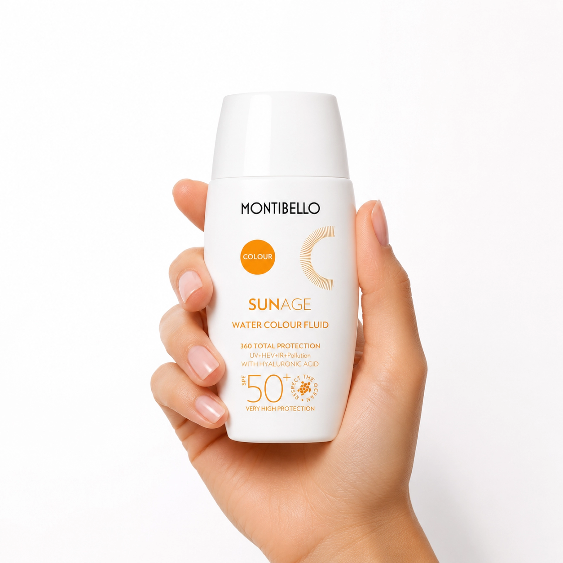 Water Color Fluid SPF50+ | Protector solar con color y textura ligera 50ml - Sun Age - Montibello ®