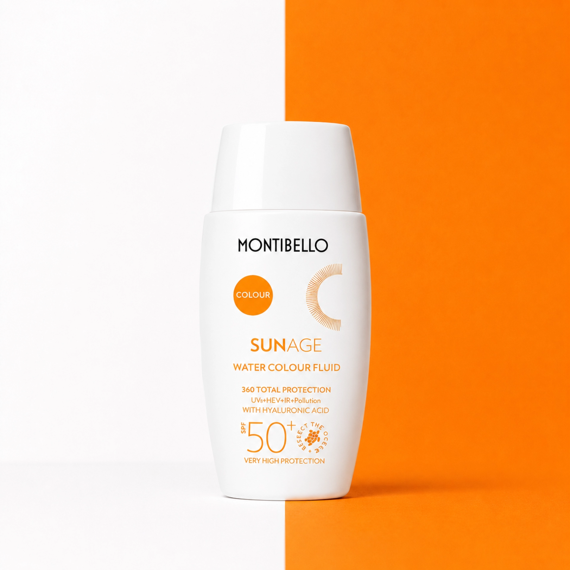 Water Color Fluid SPF50+ | Protector solar con color y textura ligera 50ml - Sun Age - Montibello ®