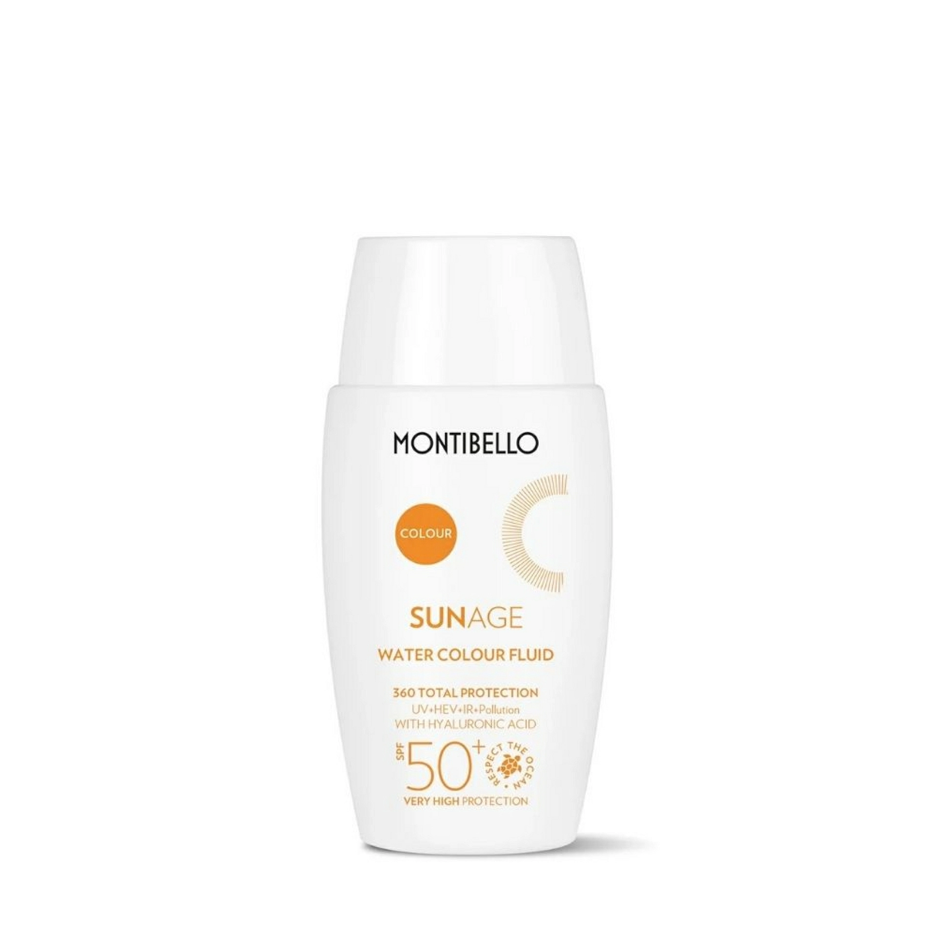 Water Color Fluid SPF50+ | Protector solar con color y textura ligera 50ml - Sun Age - Montibello ®