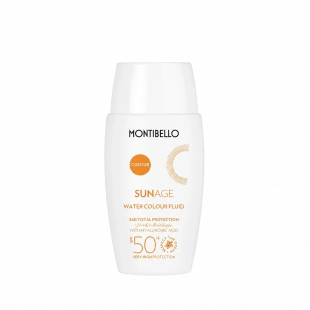 Water Color  Fluid SPF50+ | Protector solar con color y textura ligera 50ml - Sun Age - Montibello ®