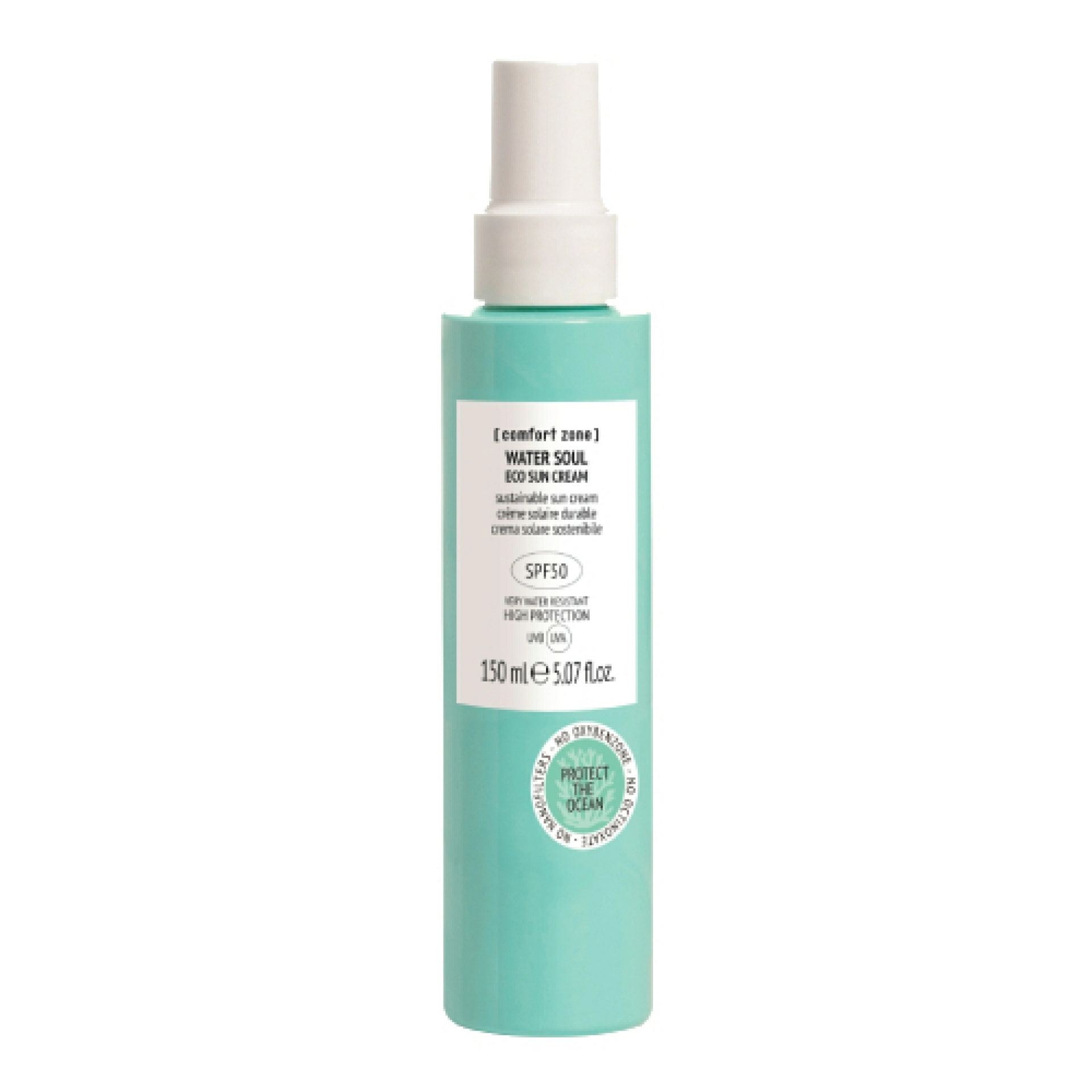 WATER SOUL ECO SUN CREAM SPF 50 | Protector solar rostro y cuerpo 150 ml - Water Soul - Comfort Zone ®
