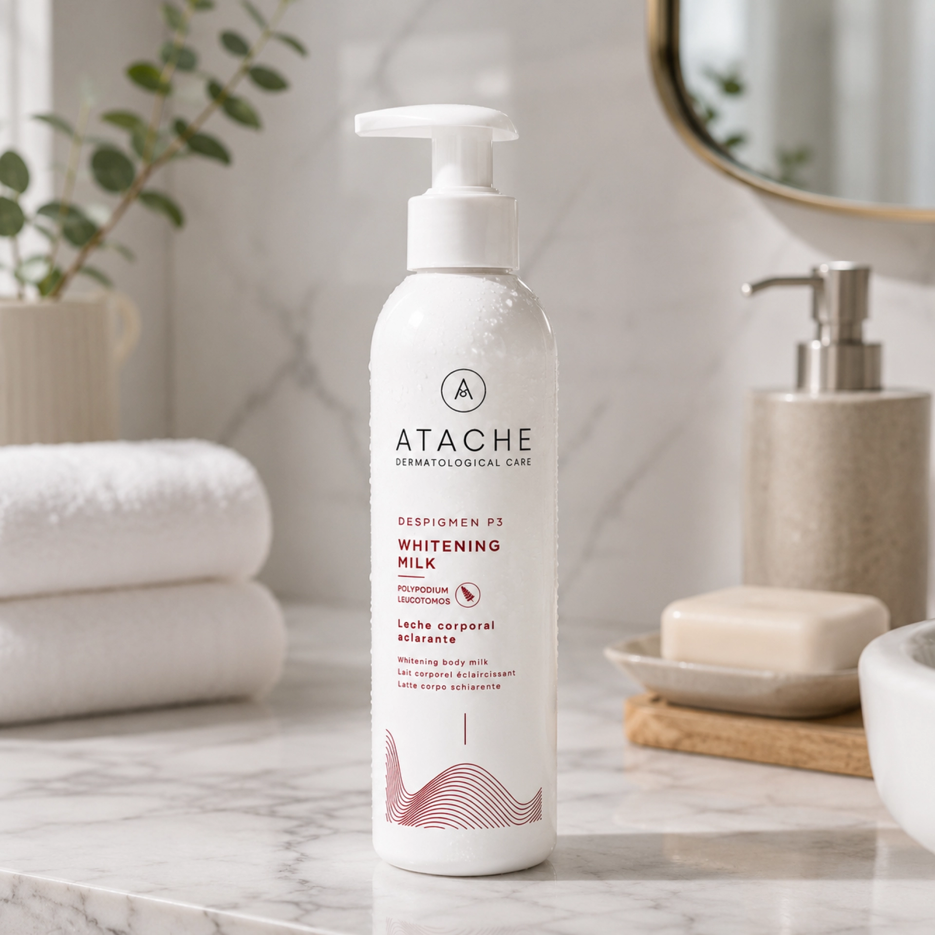 Whitening Milk | Crema corporal anti manchas 200ml - Despigmen P3 - Atache ®
