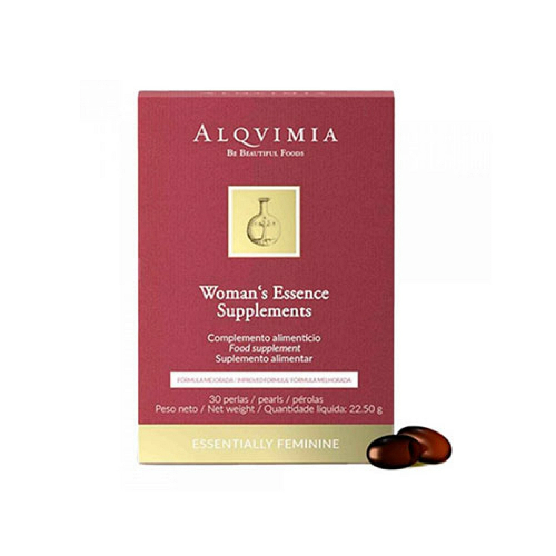 Woman's Essence Supplements | Complemento alimenticio 30 perlas - Alqvimia ®