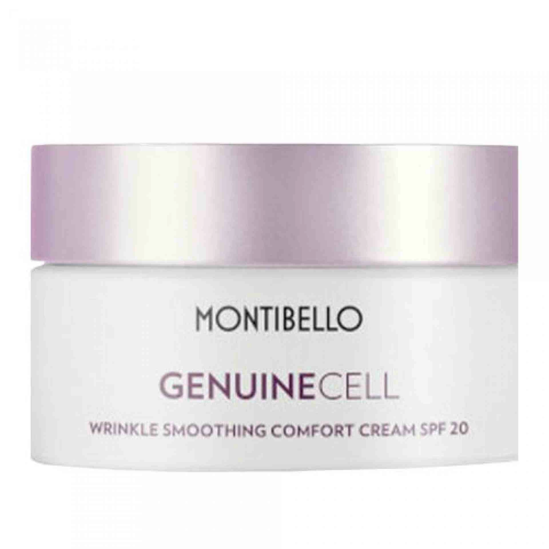 Wrinkle Smoothing Comfort Cream SPF20 | Crema antiarrugas e hidratante 50ml - Genuine Cell - Montibello ®