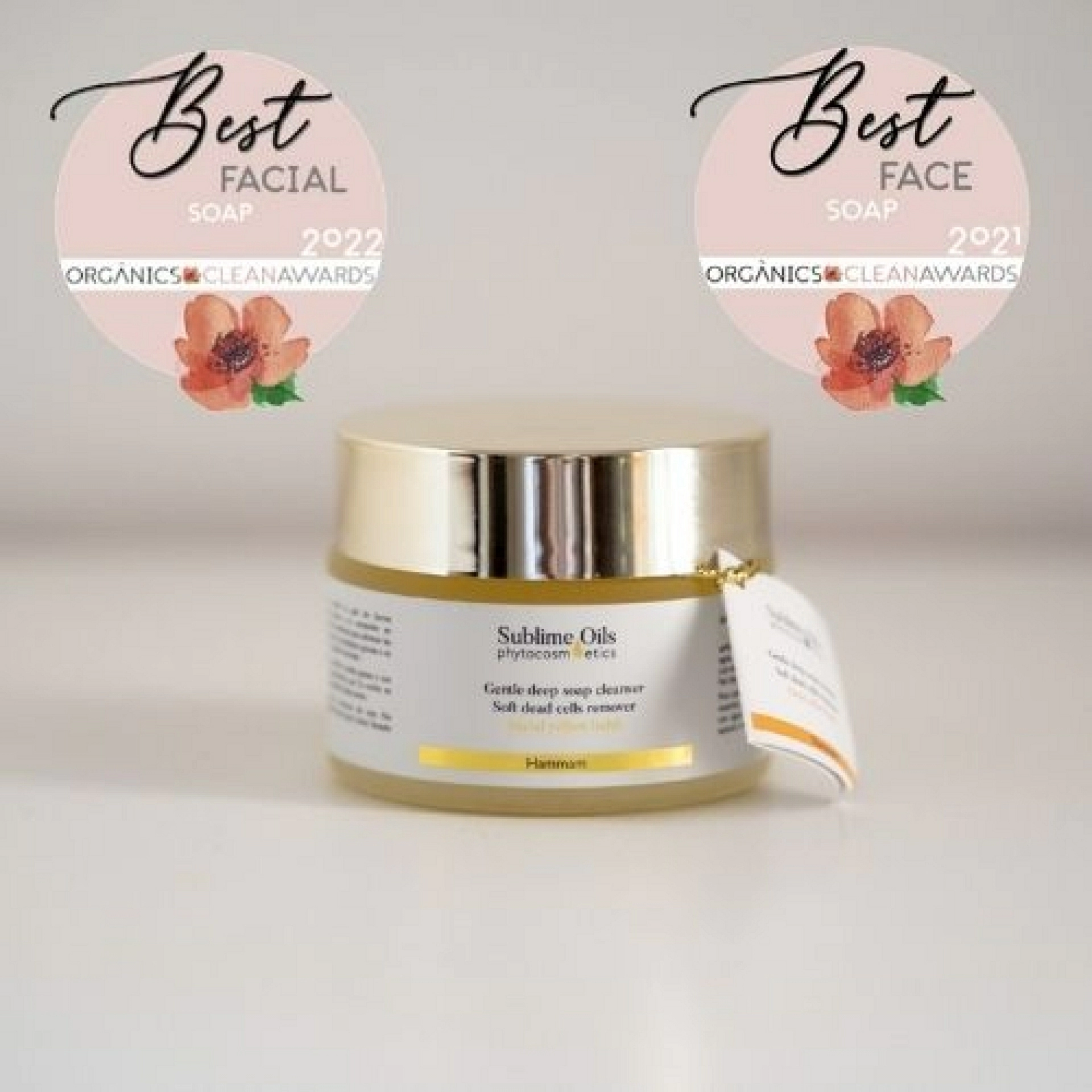 Yellow Beldi Soap | Jabón Facial Purificante para Piel Grasa y Acné 50ml - Sublime Oils ®