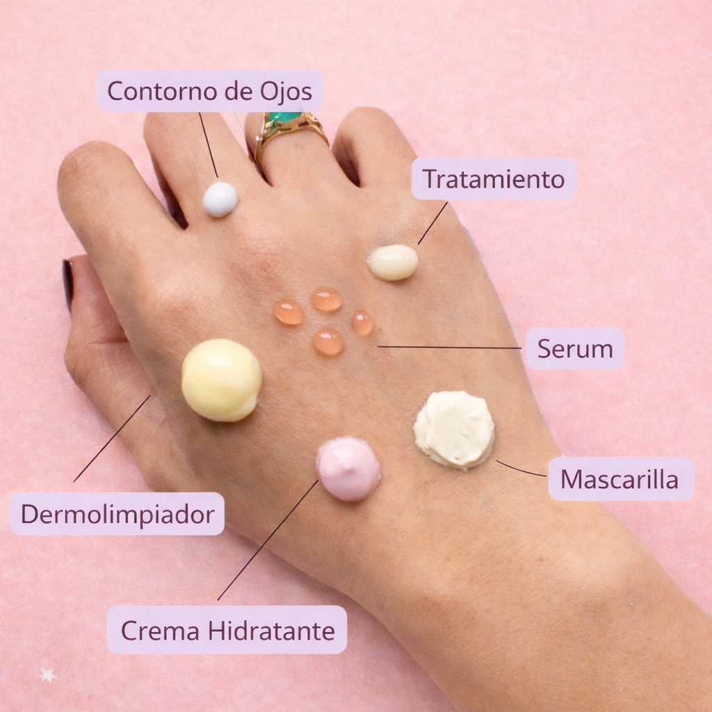 Cuánta cantidad aplicar de cada cosmético facial