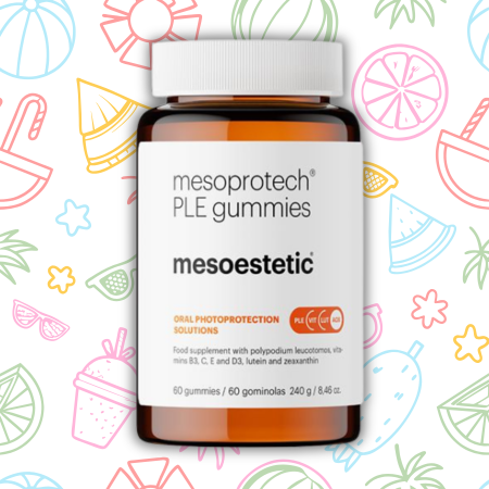 Complemento alimenticio para la protección y prevención del daño solar de mesoestetic