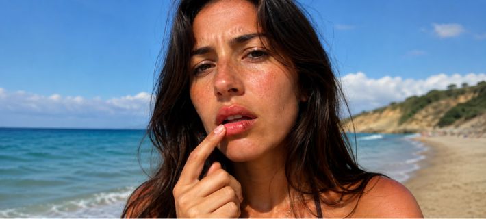 labios quemados por el sol