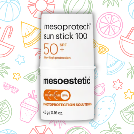 Stick para la protección de zonas sensibles, cicatrices y manchas de Mesoestetic